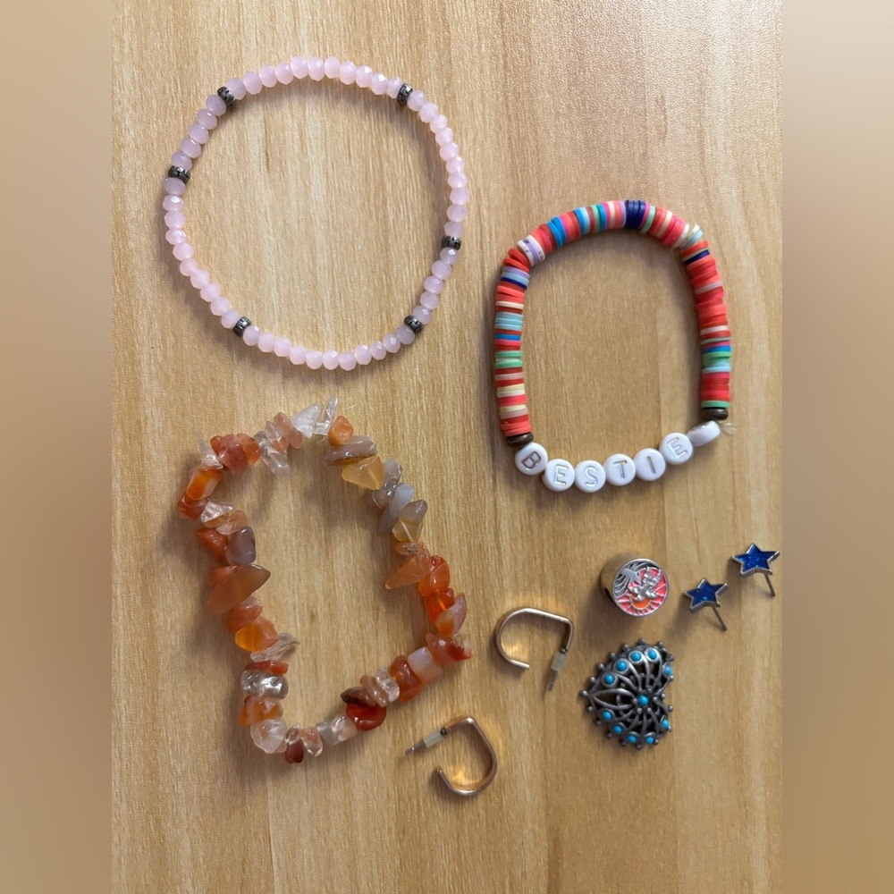 Fashion Jewelry Bundle Colorful Bracelet and Earring Set Necklace Pura Vida